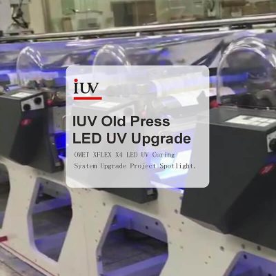 OMET XFLEX X4 LED UV Curing System Upgrade