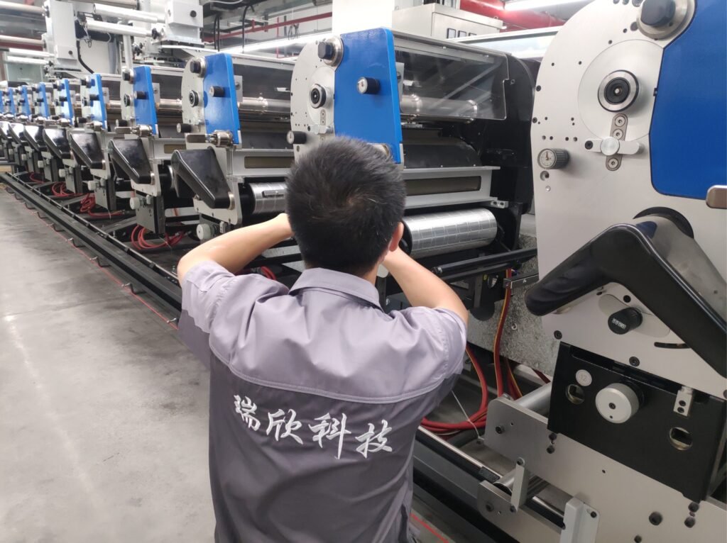 integrate IUV UV LED curing systems with Gallus label master flexo printing machine 10-scaled