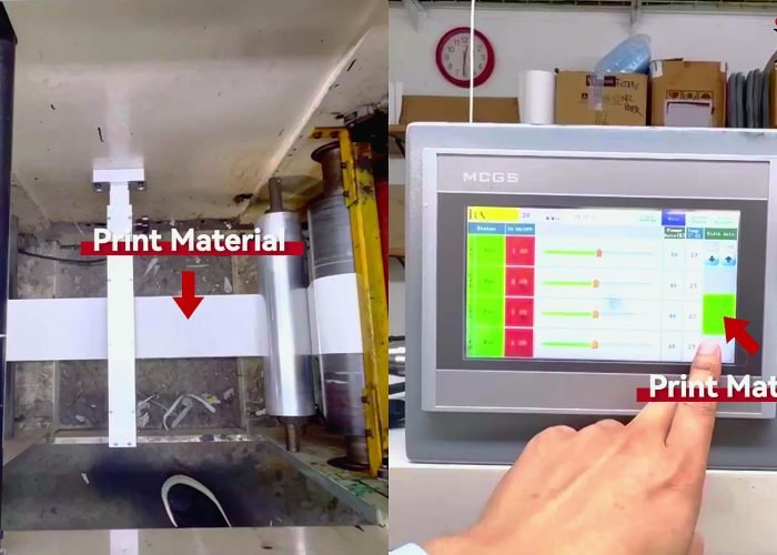 Automatic Sensing for Nilpeter FB flexo Line Automatic-Sensing