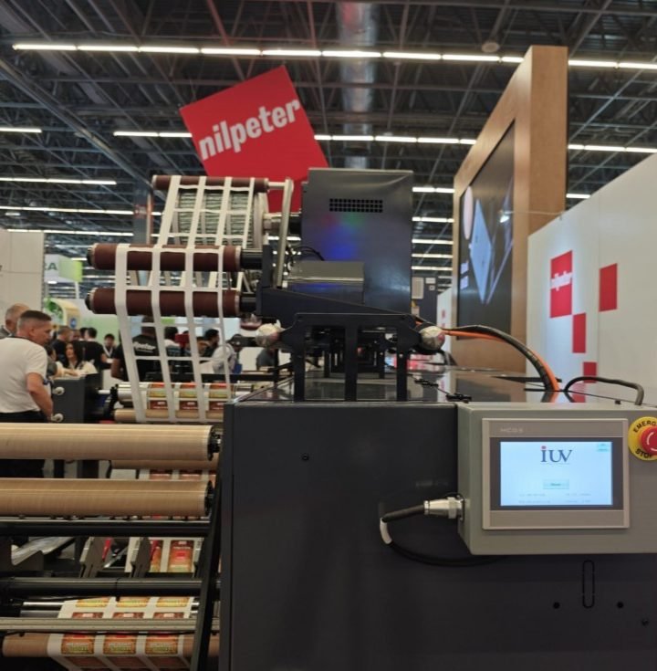 Nilpeter FB Flexo Printing Machine with IUV LED UV Curing System in Labelexpo Mexico Nilpeter-FB-Flexo-Printing-Machine-with-IUV-LED-UV-Curing-System-in-Labelexpo-Mexico-720x735-