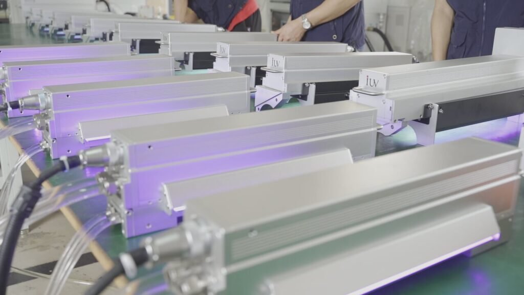 UV LED curing system for flexo and offset label printing production line led-uv-curing-light-1