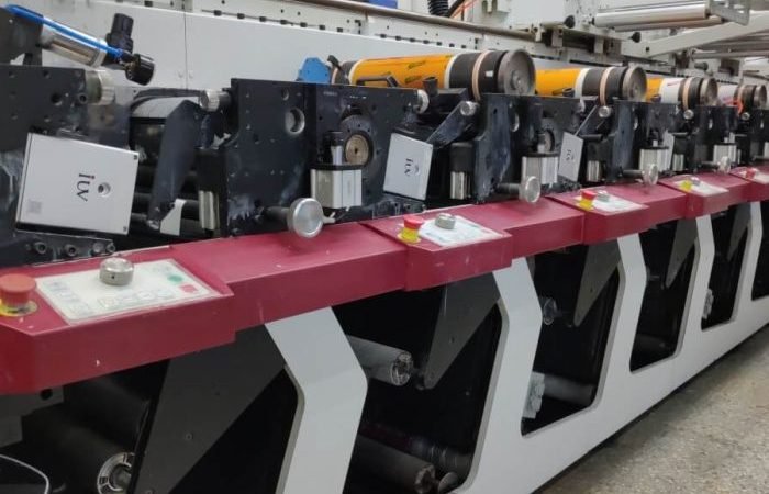 Mark-Andy-Flexo-printing-machine-with-IUV-LED-UV-Curing-technology